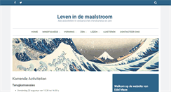 Desktop Screenshot of levenindemaalstroom.be