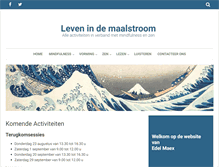 Tablet Screenshot of levenindemaalstroom.be